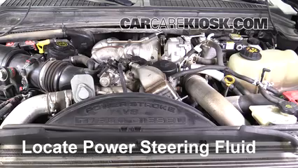 2010 Ford F-250 Super Duty XLT 6.4L V8 Turbo Diesel Standard Cab Pickup Power Steering Fluid Fix Leaks
